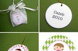$14 for Creative, Cute, Personalized Holiday Ornaments from BitsyCreations - Includes Shipping (50% off) 